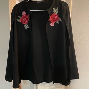 Boohoo Women’s Cape Blazer Size 4